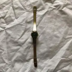 動作確認未 シチズン 腕時計 細身 ゴールド グリーン