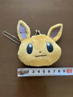 【未使用品】イーブイ ぬいぐるみがま口ポーチ