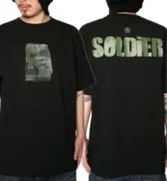 MSGR/メッセンジャー　メンズブラックTシャツ　L位