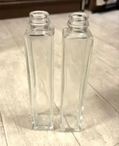 空瓶　ガラス　２点セット