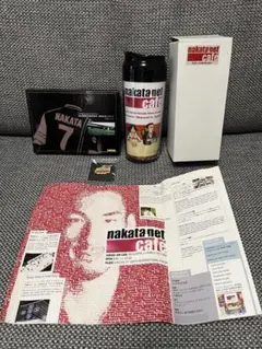 中田英寿 記念グッズ タンブラー・カード・ピンバッジ