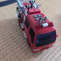 赤い消防車 ミニカー はしご付き