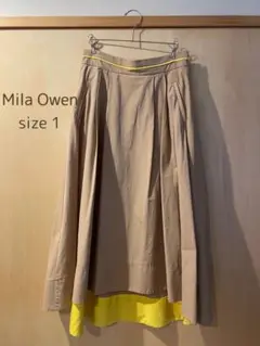 Mila Owen ベージュ ロングスカート サイズ1