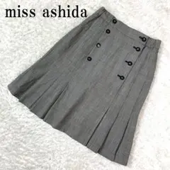 miss ashida ミスアシダ プリーツスカート グレー 9 B9029