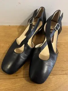 Mezzan boutique クロスストラップパンプス ネイビー Mezzan boutique クロスストラップパンプス ネイビー レディース