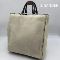 JIL SANDER ジルサンダー ムートン トートバッグ ホワイト