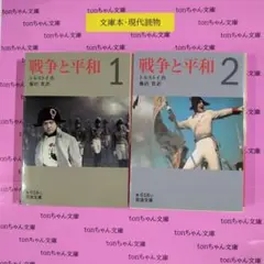 戦争と平和 1巻、2巻　2冊セット