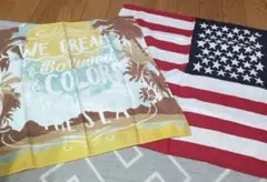 アメリカン　バンダナ　2枚セット