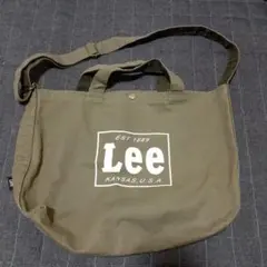 Lee トートバッグ オリーブ キャンバス