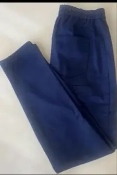 GU ネイビー スリムフィット カジュアルパンツ