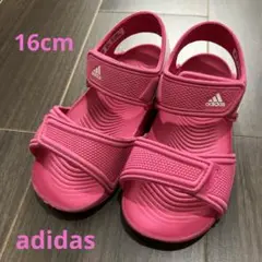 adidas キッズサンダル ピンク