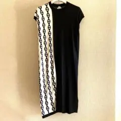 エルメス 2020SS シェーヌダンクル ワンピース カシミア シルク カシシル