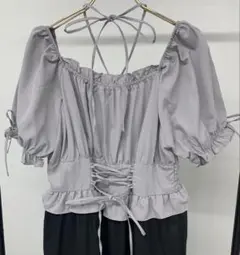 mily bilet マルチWAYドッキングティアードワンピース XL