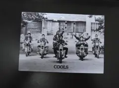 A4 額付き ポスター COOLS クールス 舘ひろし バイク チーム