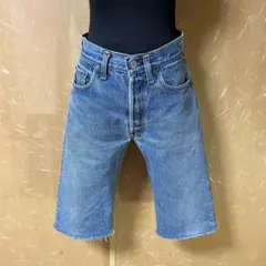 80s90s USA製 リーバイス 501 カットオフデニム ハーフパンツ 73