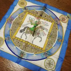 280超美品 エルメス HERMES ミニスカーフ シルク100% ヴィンテージ