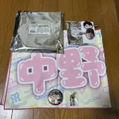 阪神タイガース　中野拓夢　シークレットフェイスタオル&ラメヘアクリップ他