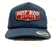 HOTRODLEATHER ネイビー　新品　fartco loveearart
