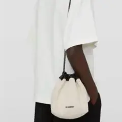 【新品未使用】JIL SANDER ジルサンダー ミニ ショルダーバッグ 巾着