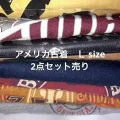 US古着おまかせ2点セット】Ｌ　 size Tシャツ 半袖