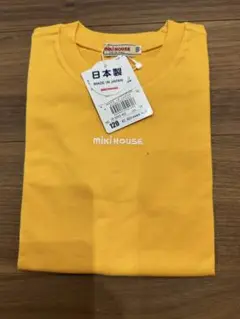 【新品】ミキハウス　半袖Tシャツ　120 黄色