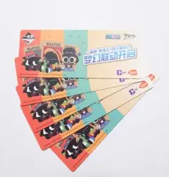 羅小黒戦記×ONE PIECE　一番くじ　カード5枚セット