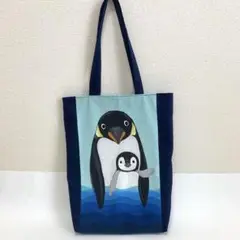 トートバッグ ペンギン A4 大きめ