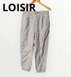 LOISIR リネン　ジョガー　麻パンツB0132LFP627 ロワズィール