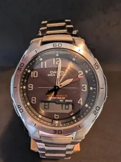 カシオ CASIO WVA-M640 電波ソーラー 腕時計 アナデジ
