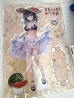 Twin Box 七海優乃キャンバスアート(直筆サイン入り) Amazon.co.jp: TwinBox「七海優乃キャンバスアート」花花捲&草草