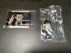 HUNTER×HUNTER レオリオ　アクリルブロック&ラバーキーホルダー