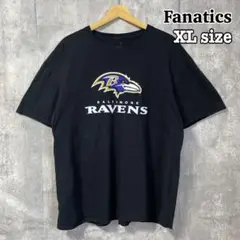Fanatics ボルチモア・レイブンズ NFL XL Tシャツ 黒 古着