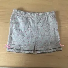 ハート柄 短丈スパッツ サイズ100