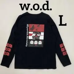 w.o.d. ロンt ブラック　Lサイズ オフィシャルグッズ