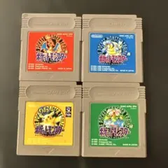 ポケットモンスター ゲームボーイソフト 4本セット