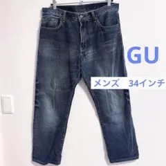 メンズ　ジーンズ　GU