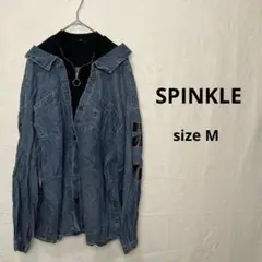 スピンクル SPINKLE デニム重ね着風 トップス Ｍサイズ 長袖 美品