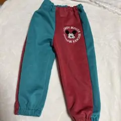 ミッキーマウス ツートンカラー ボトムス　しまむら