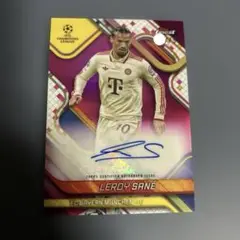 【75枚限定・サイン】Topps Finest レロイ・サネ 2024/25