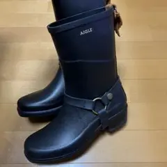 レインブーツ エーグル ミスジュリー ブラック サイズ 39