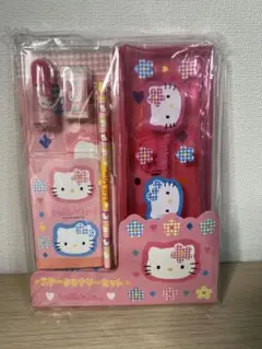 【値下げ】ハローキティ　カオハナ　ステーショナリーセット　文房具　平成レトロ