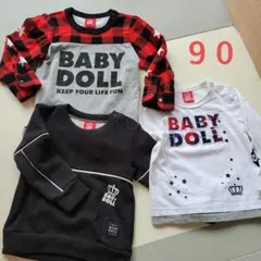 ベビードール　ロンティ　3枚まとめ売り　90