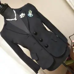 MOSCHINO モスキーノ 綺麗黒 しっかり生地 イタリア製素敵ジャケット