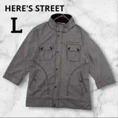 HERE'S STREET ヒアーズストリート　チェック柄ジャケット Lサイズ