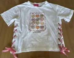 LOVE RABBY ハートビスケットTシャツ 140