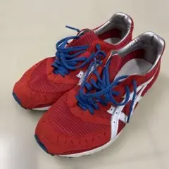 ASICS ランニングシューズ 26.0cm レッド