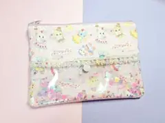 ハンドメイドayyjewel 平ポーチ マジカルあいじゅえる シャカシャカポーチ