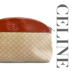美品 OLD CELINE セカンドバック クラッチバッグ マカダム柄 0346