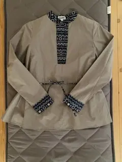 YOSHIYO シルク×リネン　長袖シャツ