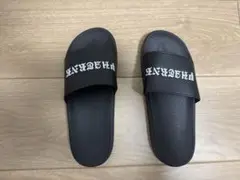 phatrnkブラック サンダル　27.0 BASIC LOGO SLIDE SANDAL | PHATRNK OFFICIAL ONLINE STORE